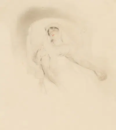 Король Генрих VIII, миссис Сиддонс в роли королевы Екатерины. by Джордж Генри Харлоу — digital art print download