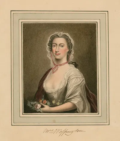 Mrs. Woffington by George Perfect Harding — digital art print download