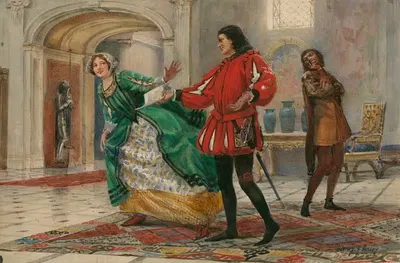 Two gentlemen of Verona, II, 1 by Henry James Haley, 1901-1911 — digital art print download