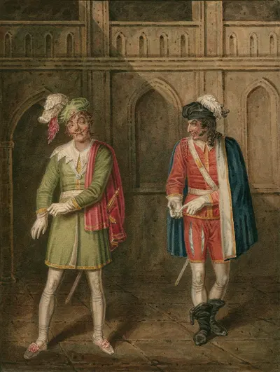 Othello [I,1] Roderigo and Iago by J. Coghlan, 1800-1830 — digital art print download