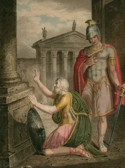 Titus Andronicus [I,1] Lucius and Titus by J. Coghlan, 1800-1830 — digital art print download