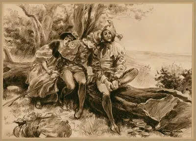 As you like it, act II, scene 4 by J. E. Pawsey, 1898 — digital art print download