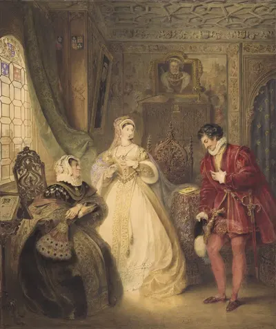 Генрих VIII, акт II, сцена 3. by Джеймс Стефанов, 1824 — digital art print download