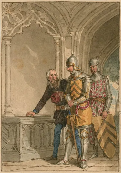 King Henry IV, part I, act III, scene 1 by John Augustus Atkinson — digital art print download
