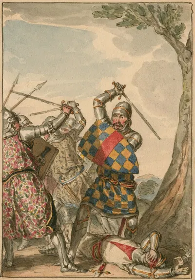 King Richard III, IV, 4 by John Augustus Atkinson — digital art print download