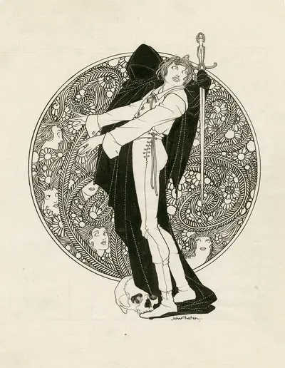 Hamlet Pl.05 by John Austen, 1900-1922 — digital art print download