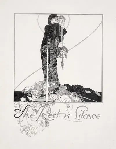 Hamlet Pl.27 by John Austen, 1900-1922 — digital art print download
