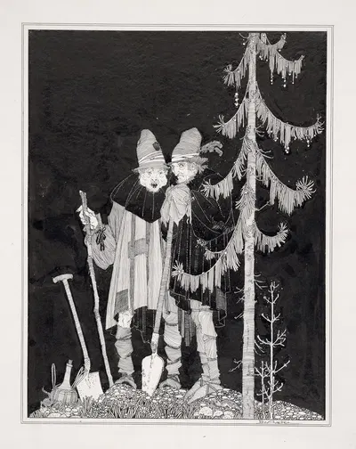 Hamlet Pl.28 by John Austen, 1900-1922 — digital art print download
