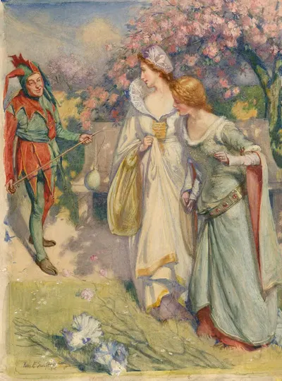 Как вам угодно, акт 1, сцена 2 by Джон Е. Сатклифф, 1901 — digital art print download