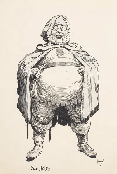 Sir John Falstaff by John Hassall — digital art print download