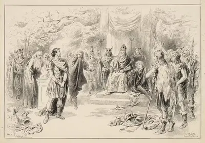 Симбелин, V, 4, Лицейский театр, 3 октября 1896 by Джон Джелликоу, 1896 — digital art print download