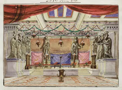 Пьеса Шекспира "Зимняя сказка", Акт 1, сцена 2 by Джон К. Чэпмен и Ко., 1856 — digital art print download