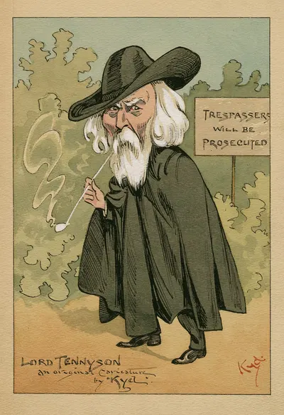 Альфред Теннисон by Джозеф Клейтон Кларк (Кид) — digital art print download