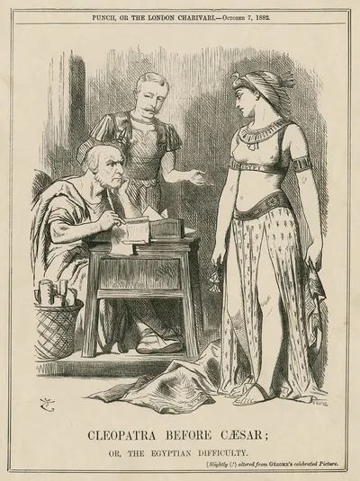 Клеопатра перед Цезарем, или египетская трудность by Джозеф Суэйн, 1882 — digital art print download