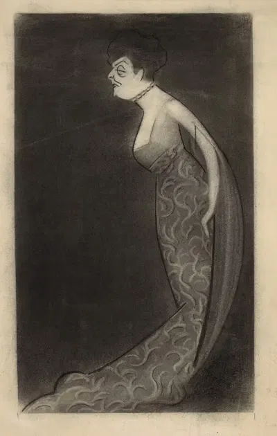 Mrs. Geo. Gould by Marius de Zayas, 1900-1920 — digital art print download
