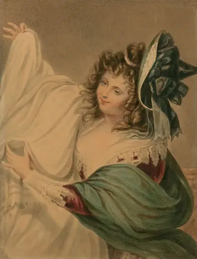 Веселые жены Виндзора, акт III, сцена III [Миссис Пейдж] by Мэтью Уильям Питерс — digital art print download