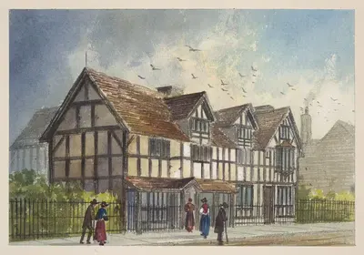 Haunts of Shakespeare Pl.18 by Paul Braddon — digital art print download