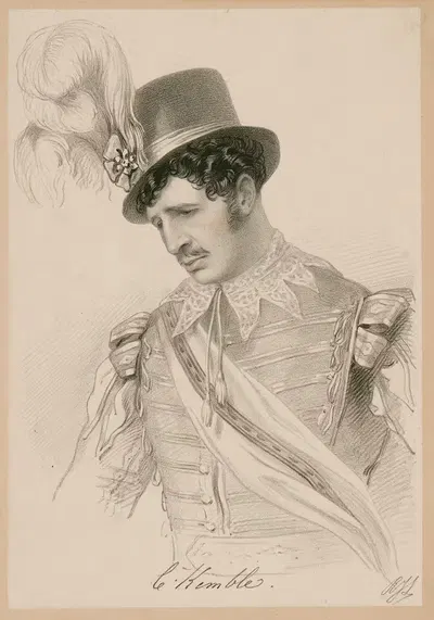 К. Кембл, Кассио … Отелло, акт 2, сцена 3 by Ричард Джеймс Лейн, 1838 — digital art print download