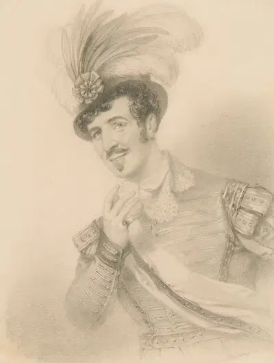 Чарльз Кембл by Ричард Джеймс Лейн, 1840 — digital art print download