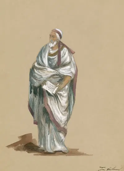 Зимняя сказка; Советник by Том Хеслвуд, 1904 — digital art print download