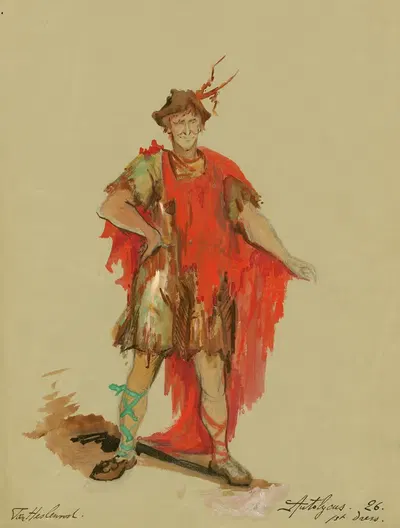 Зимняя сказка; Автолик by Том Хеслвуд, 1904 — digital art print download