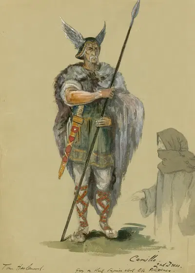 Зимняя сказка; Камилло by Том Хеслвуд, 1904 — digital art print download