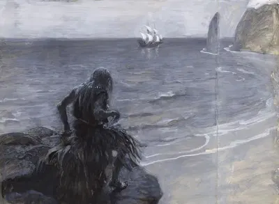 Буря by Уильям Хатерелл, 1904 — digital art print download