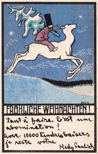 Nr. 874: Рождественская открытка by Антон Велим, 1912 — digital art print download