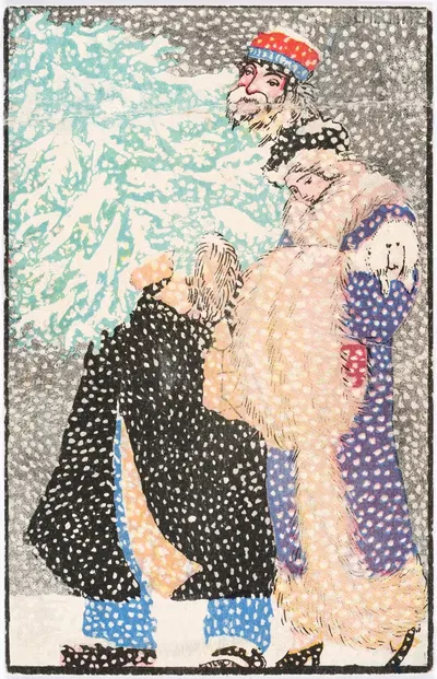 Nr. 901: Рождественская открытка by Антон Велим, 1912 — digital art print download