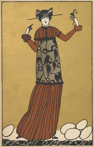 № 795: Пасхальная открытка by Арнольд Неханский, 1912 — digital art print download