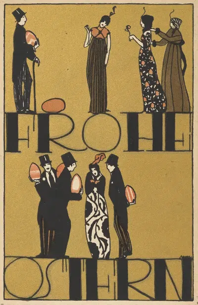 Nr. 796: Пасхальная открытка by Арнольд Неханский, 1912 — digital art print download