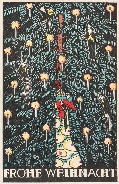 № 838: Рождественская открытка by Арнольд Неханский, 1912 — digital art print download