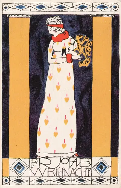 Nr. 887: Рождественская открытка by Арнольд Неханский, 1912 — digital art print download
