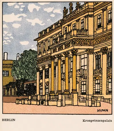№ 447: Берлин, Кронпринценпалац by Франц Бернхард Кун, 1911 — digital art print download