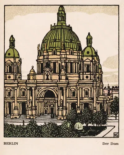 Nr. 434: Берлин, Собор by Густав Кальхаммер, 1911 — digital art print download