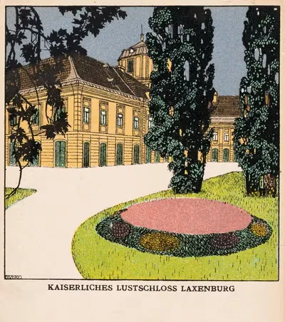 № 265: Императорский загородный дворец Лаксенбург by Йозеф фон Дивеки, 1909 — digital art print download