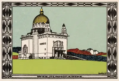 № 405: Вена, церковь Штайнхоф by Йозеф фон Дивеки, 1911 — digital art print download