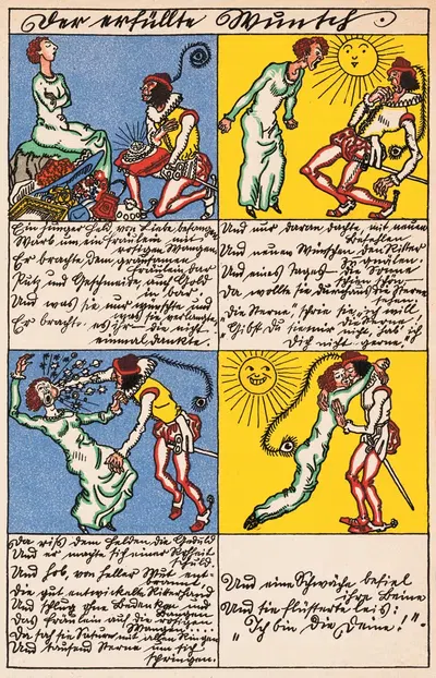 Nr. 513: Der erfüllte Wunsch by Moriz Jung, 1911 — digital art print download