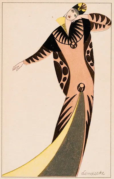 Nr. 853: Модная карта by Отто Фридрих, 1912 — digital art print download