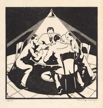 Игрок by Роберт Пайер-Гартеген, 1920 — digital art print download