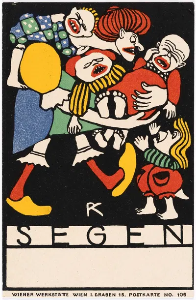 Номер 106: Благословение by Рудольф Кальвах, 1907 — digital art print download