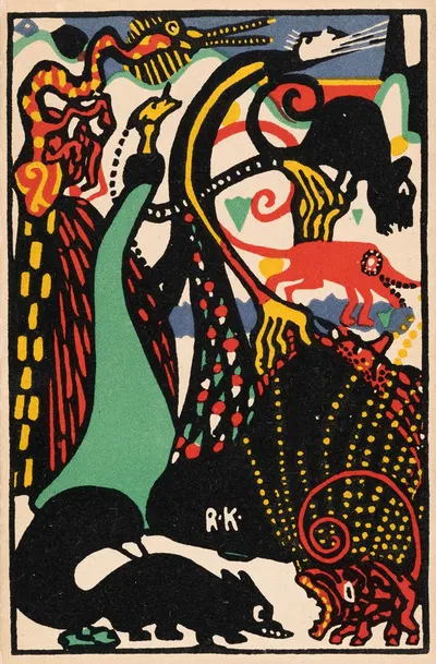 № 148: Юмористическая тема by Рудольф Кальвах, 1908 — digital art print download