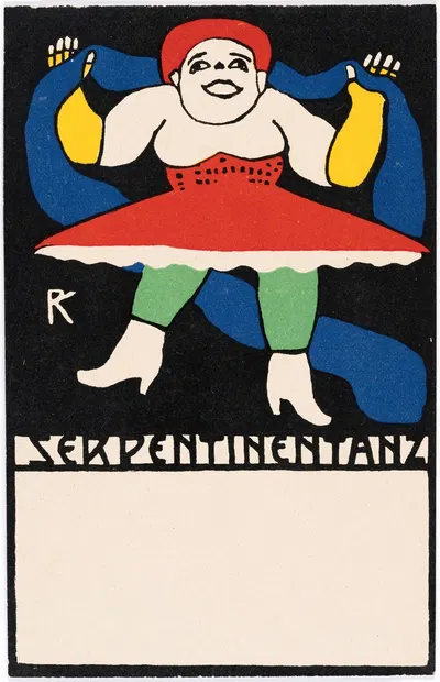 Nr. 89: Танец змей by Рудольф Кальвах, 1907 — digital art print download