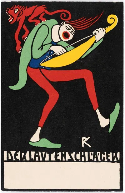 Nr. 95: Лаутеншлягер by Рудольф Кальвах, 1907 — digital art print download