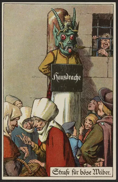 Наказание для злых женщин by Адольф Йодольфи — digital art print download