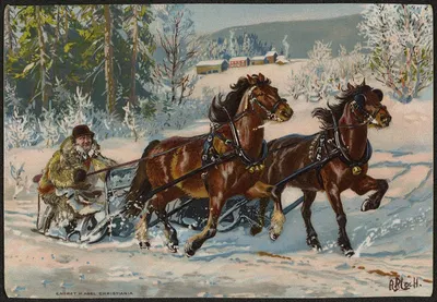 Зимний мотив. by Андреас Блох — digital art print download