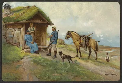 Прибытие в Сэтерен by Аксель Хьялмар Эндэр — digital art print download