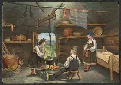 Folk life by Axel Hjalmar Ender — digital art print download