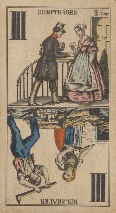 III; Почтальон; Деревянщик by Карл Хольдхаус, 1850 — digital art print download