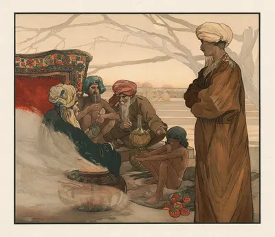 Деревенский клуб by Чарльз Морис Детмольд, 1903 — digital art print download